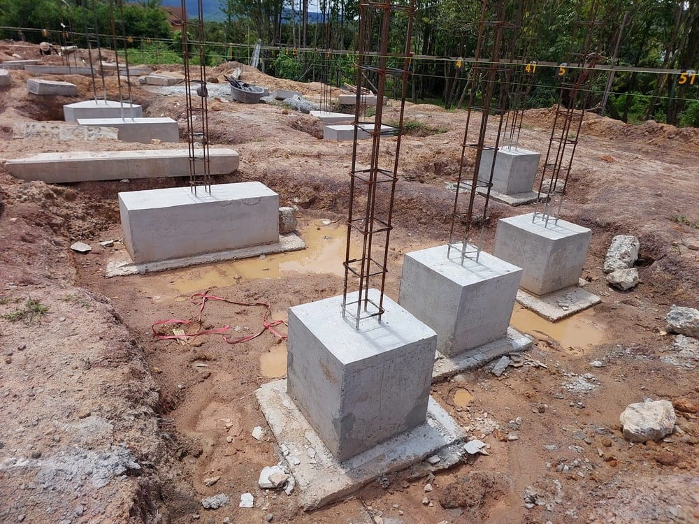 Concrete footings