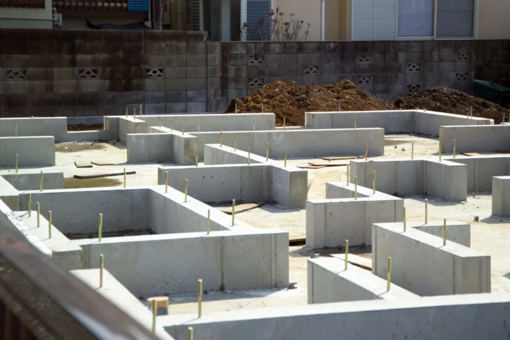 concrete foundation process