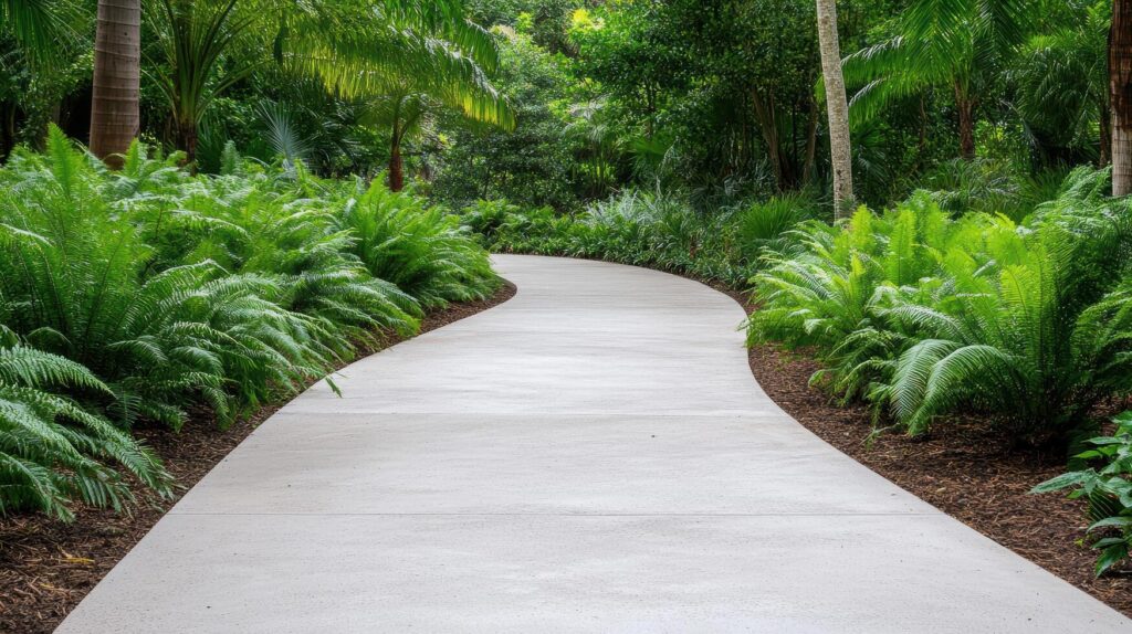 concrete walkway mcallen