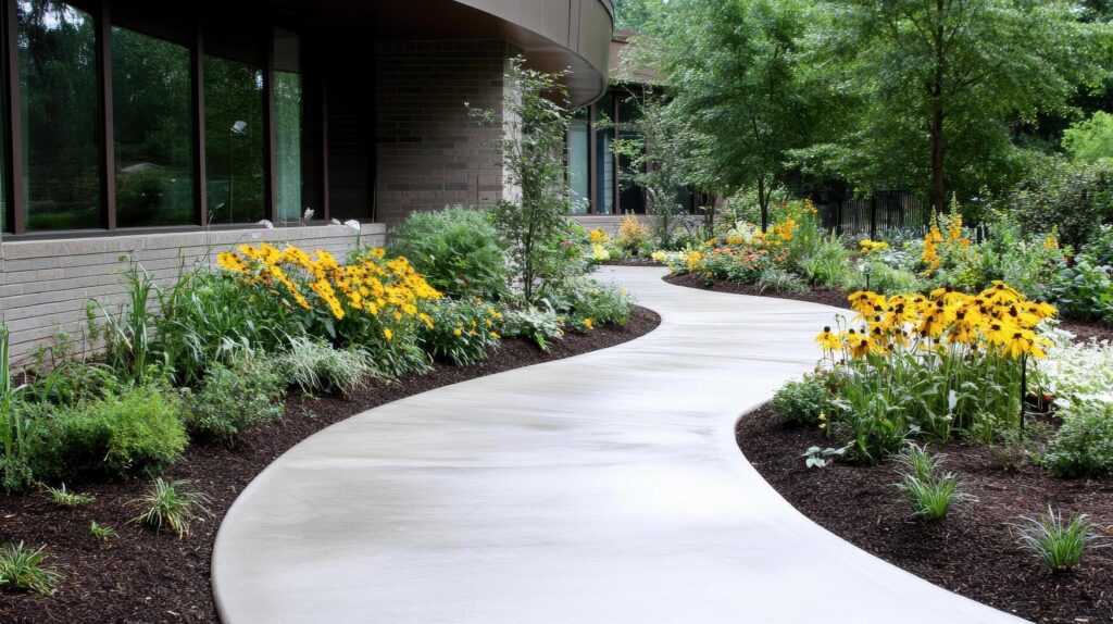 concrete walkway mcallen