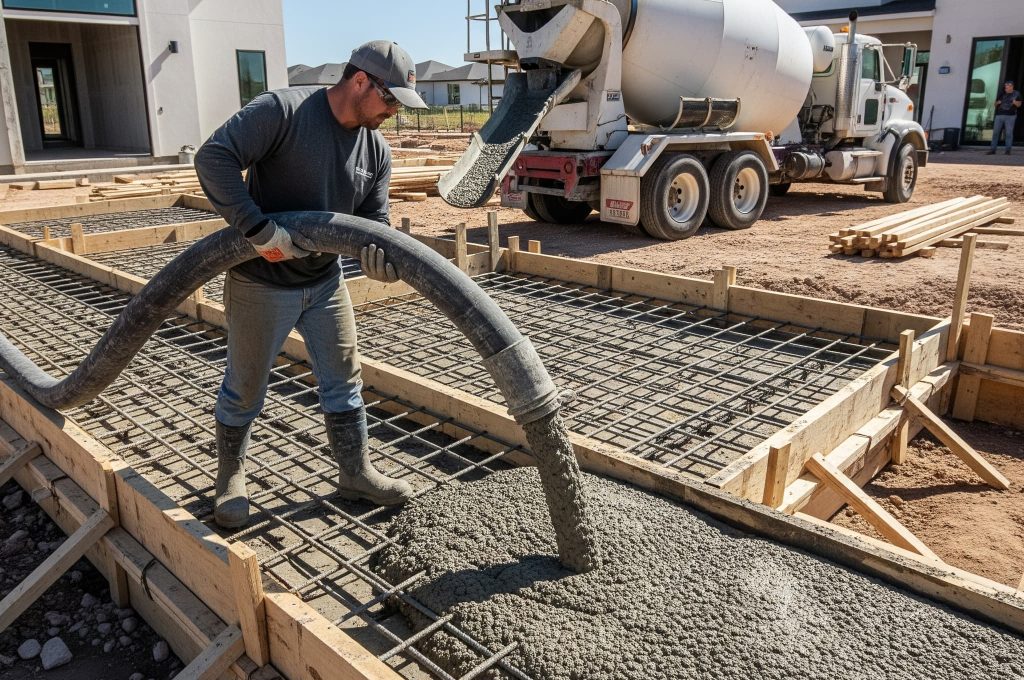 pouring concrete mcallen